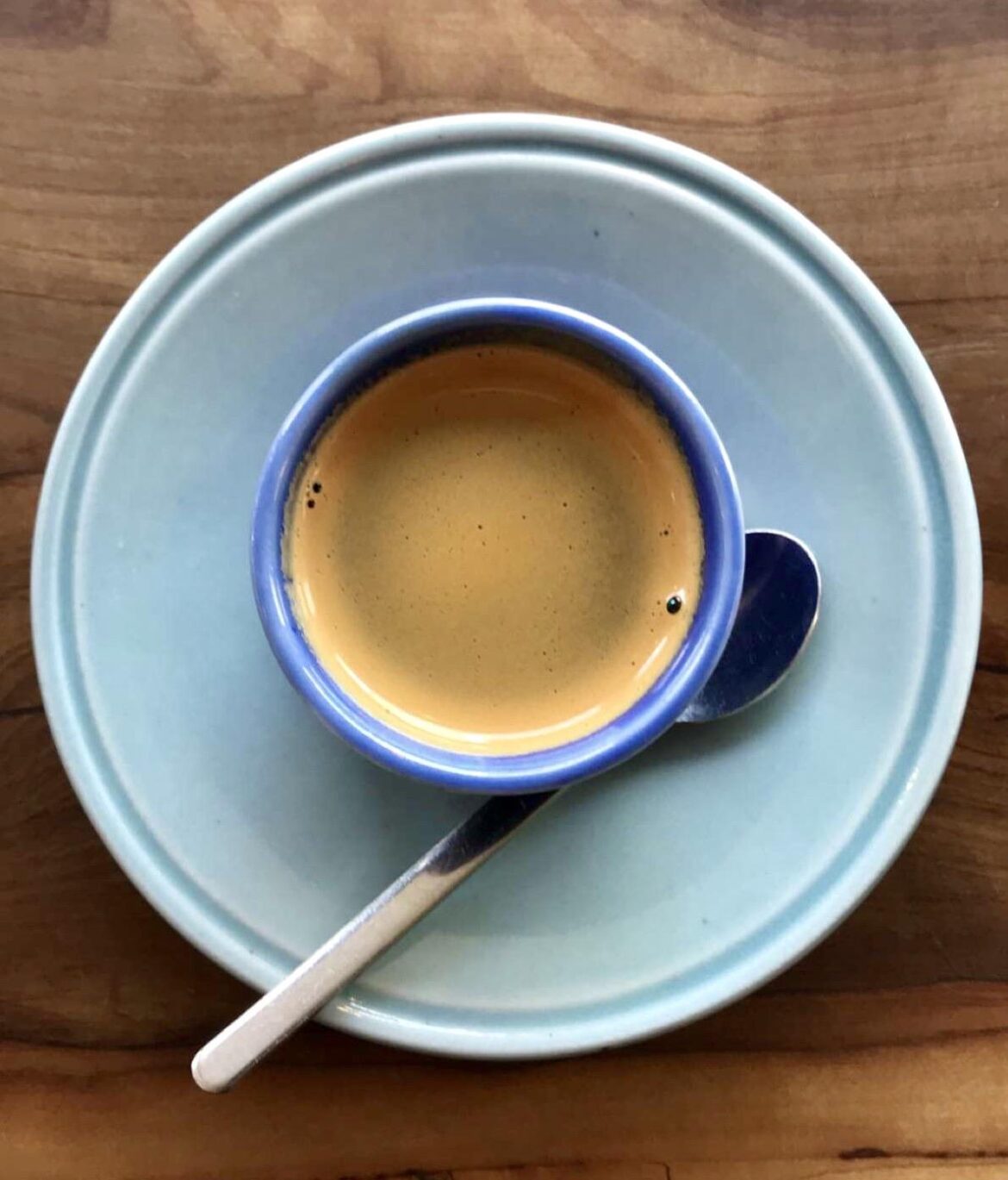 Found a picture of an espresso I had on a trip earlier this year
