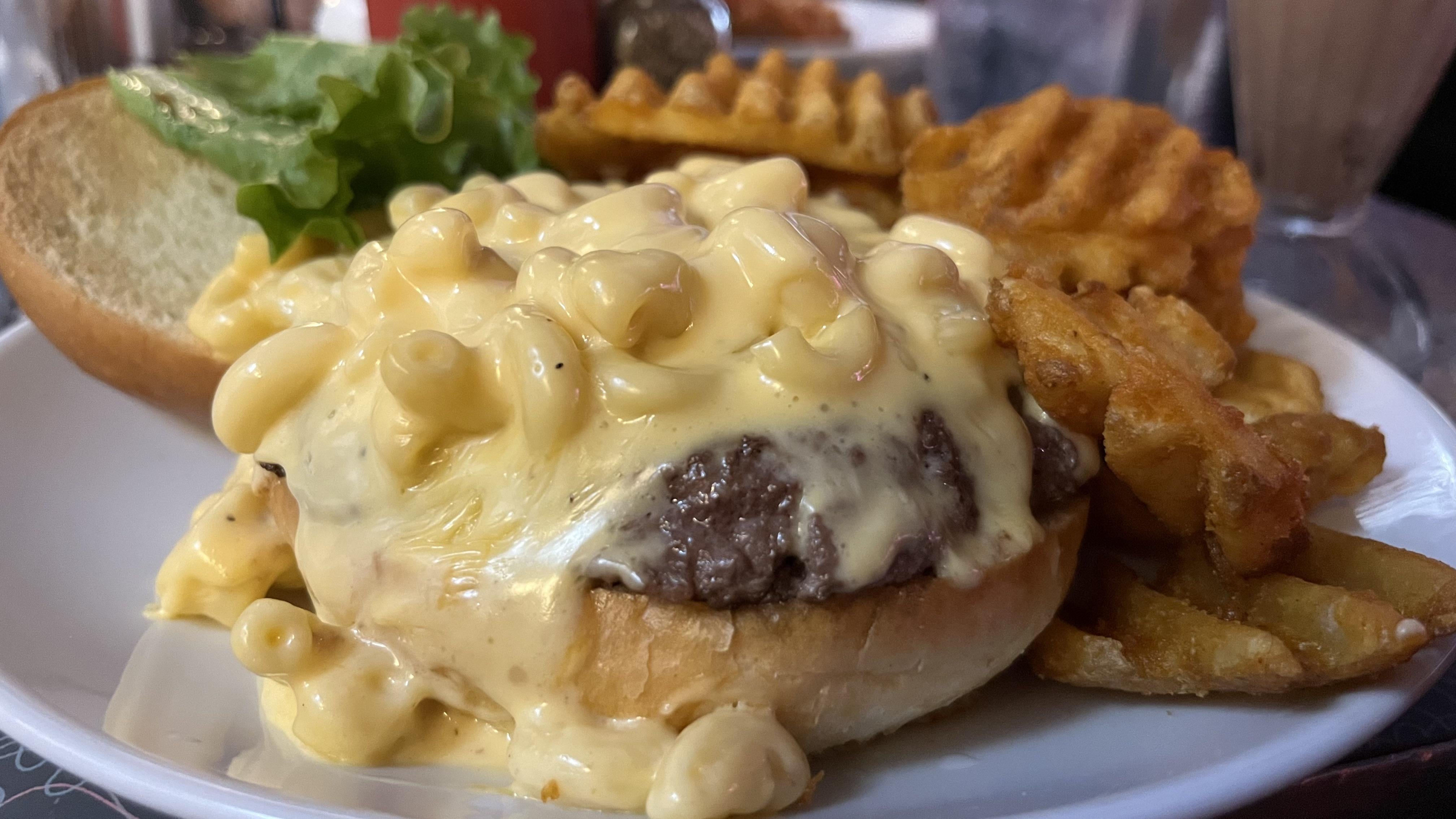 Yankee Doodle Burger at Stardust Diner Dining and Cooking