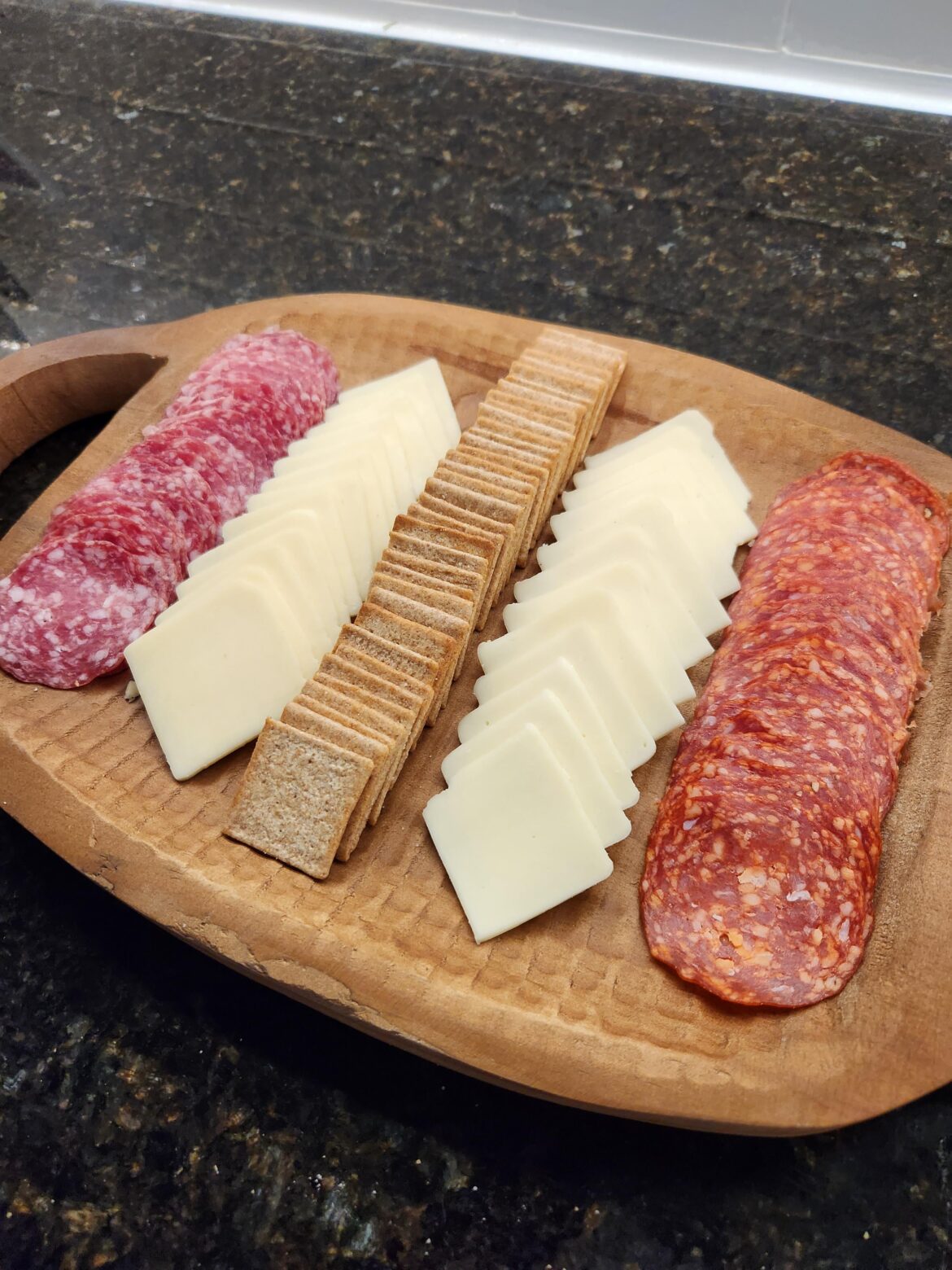 Minimalist board I made for a small fourth of July kickback. Please be nice, it's my first one.