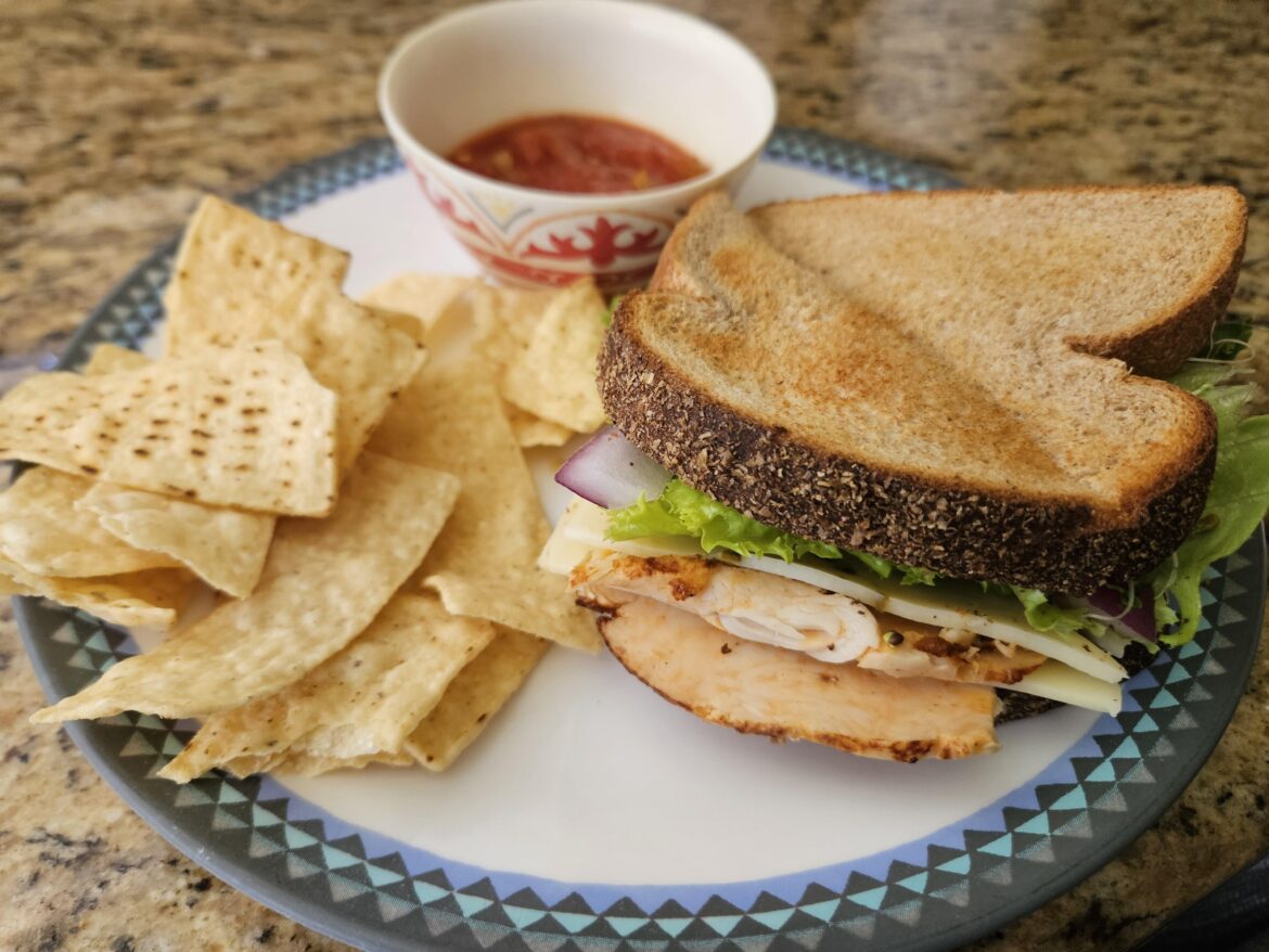 Buffalo chicken, pepper jack, and Sriracha mayo.