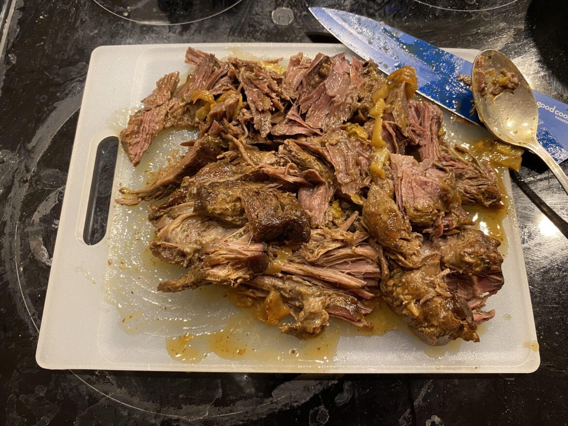 Mississippi pot roast results!