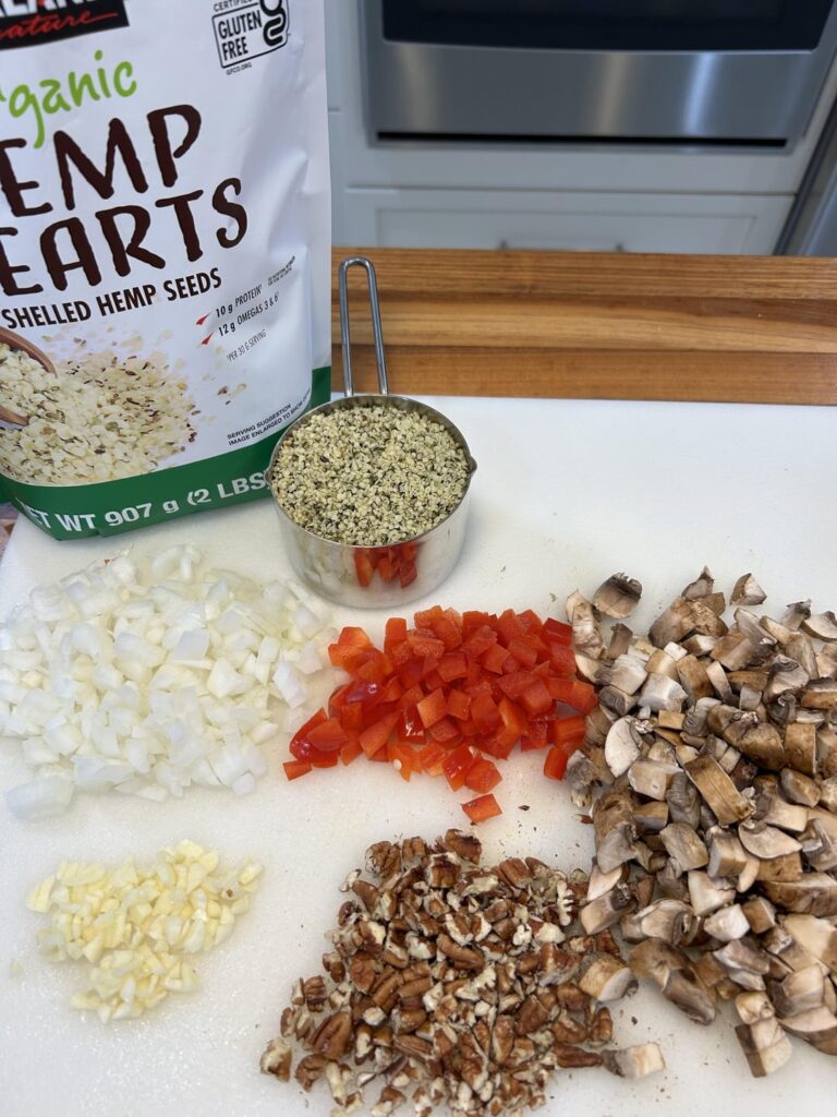 Mushroom & Hemp Seed Pilaf