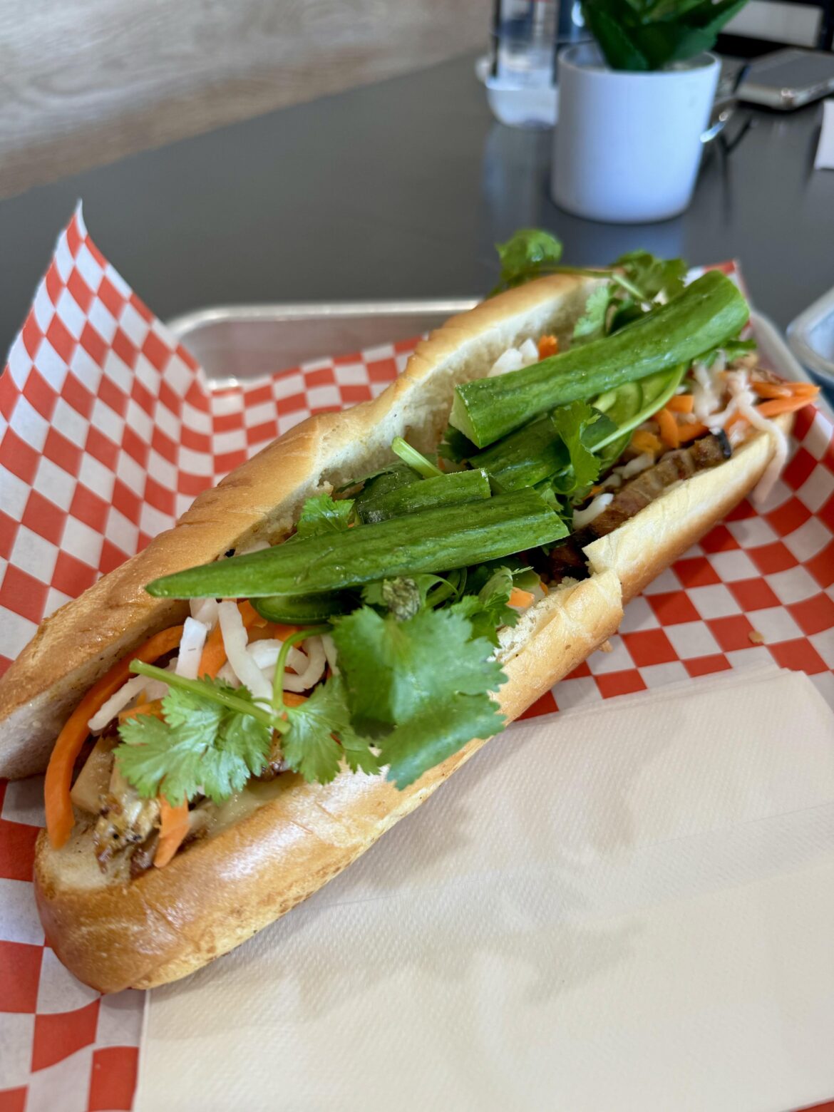 Thick Cut Grilled Pork from Pickle Banh Mi ($9.50) Thick Cut Grilled Pork from Pickle Banh Mi ($9.50)