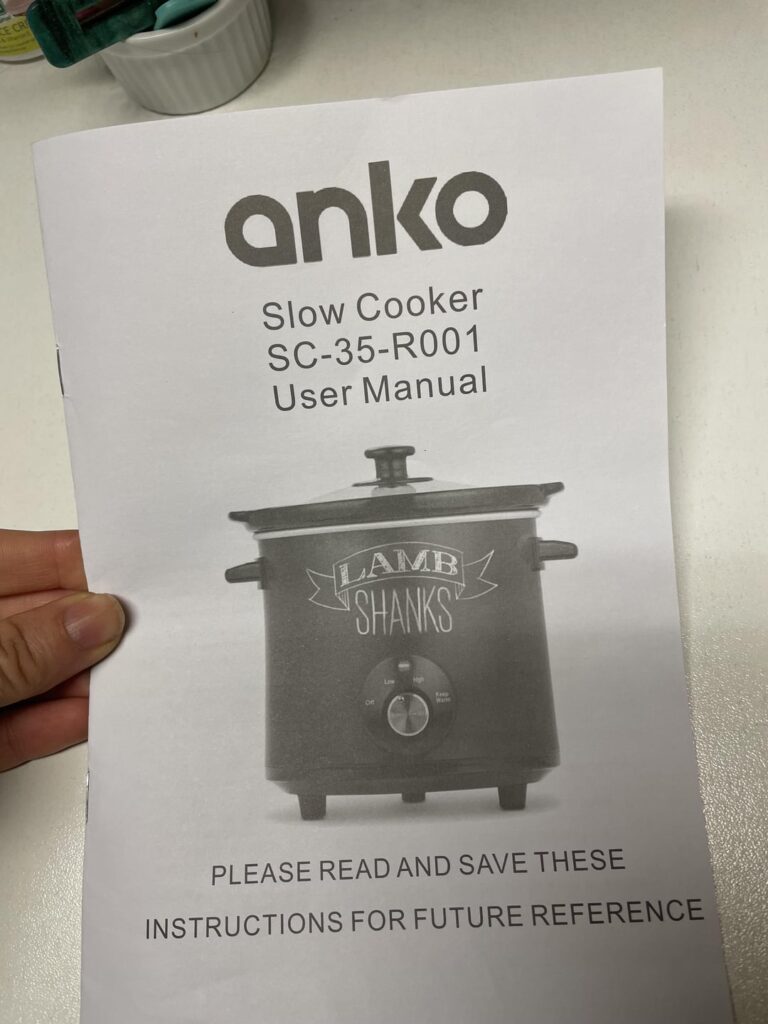 Here’s some handy tips and tricks and recipes that came with my slow cooking manual.