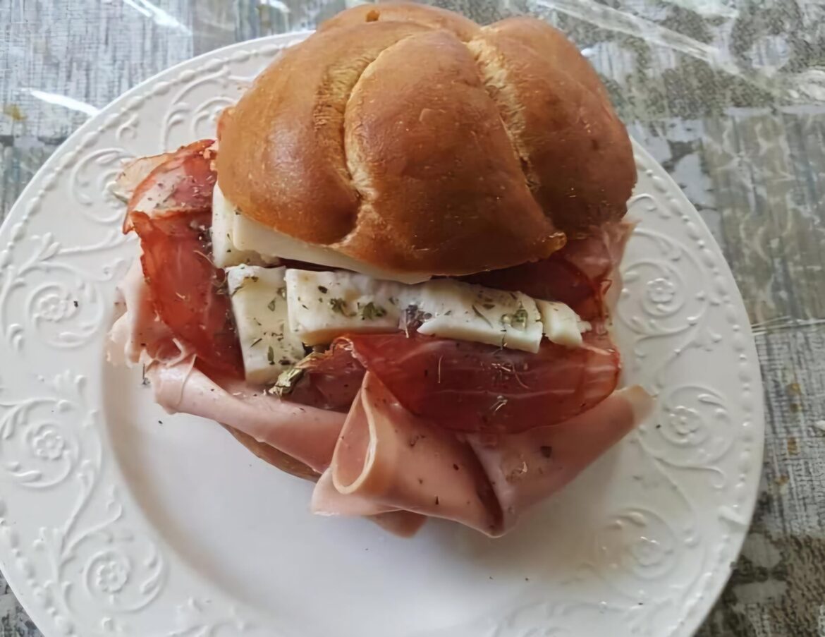 Mortadella, hot capacola and sharp provolone