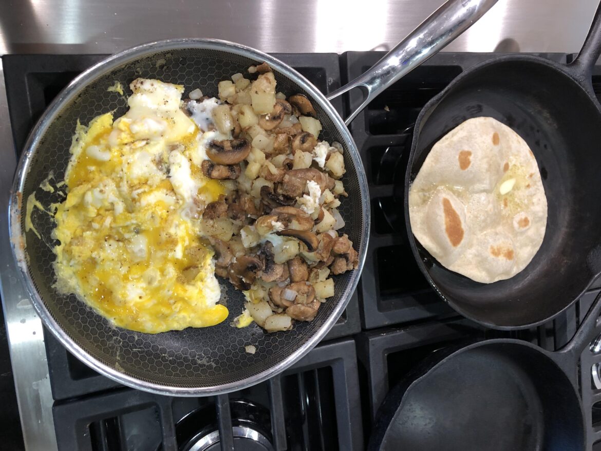 Tater Mushroom w/Egg Going On Top