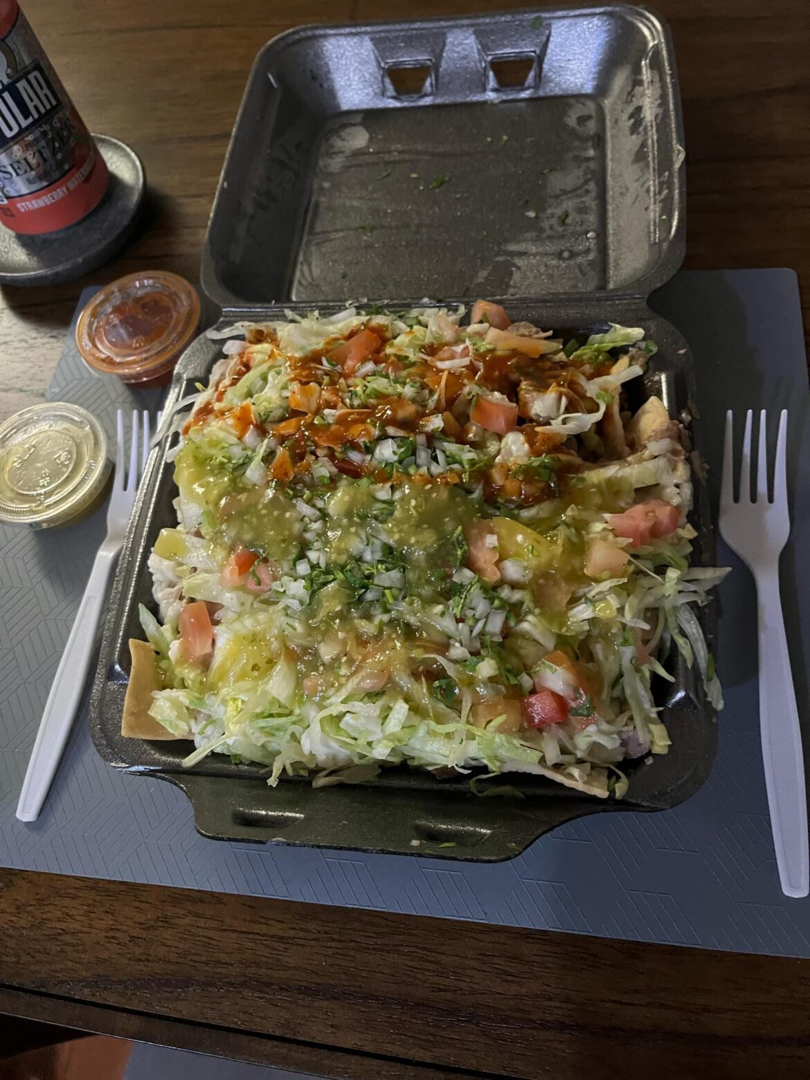 Ultimate Chile Verde Nachos from Casa Garcia in Pico Rivera