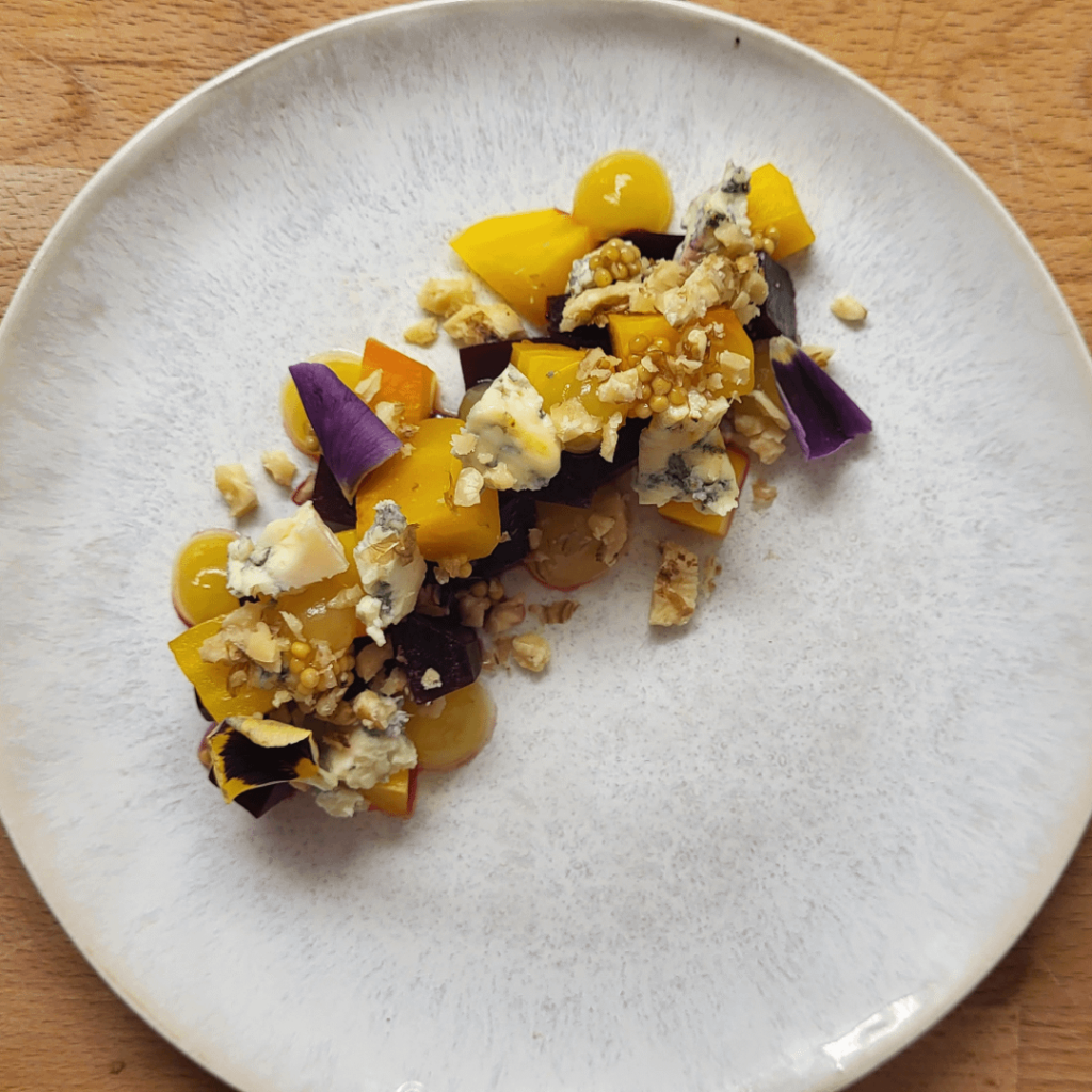 Beetroots with Gorgonzola