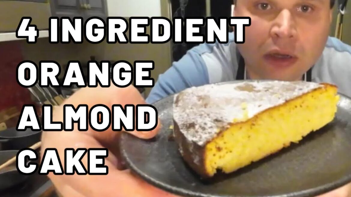 This Flour-less Orange Almond Cake Only Uses 4 Ingredients