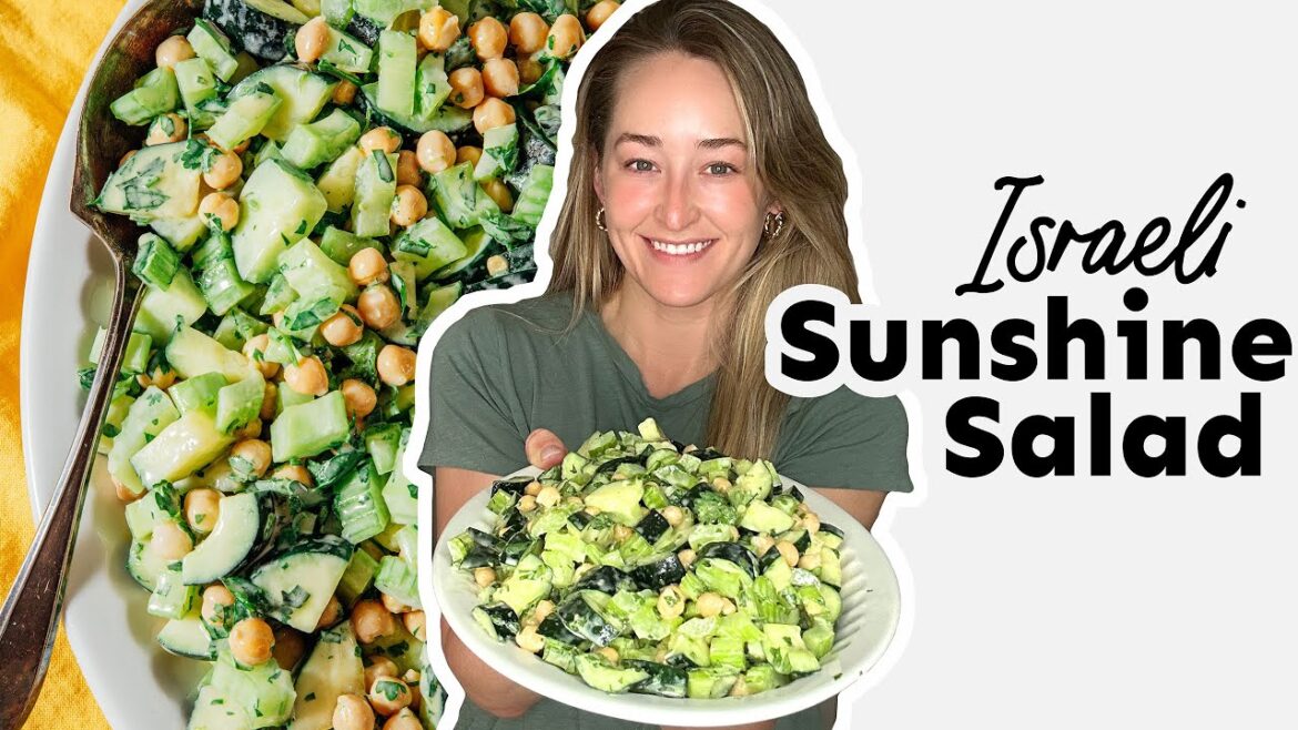 Rudy's Sunshine Salad (Israeli-Inspired Tahini Salad)