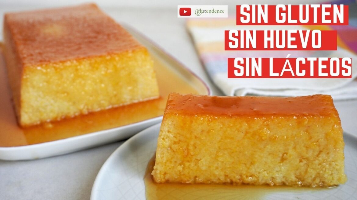 FLAN DE POLENTA SIN HORNO | sin gluten, sin huevo, sin lácteos, vegano
