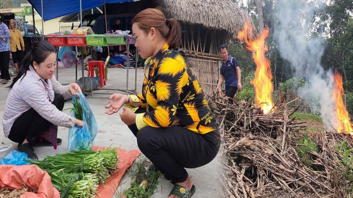 Clean up the vegetable garden, Go to the market to sell agricultural products. Daily life Clean up the vegetable garden, Go to the market to sell agricultural products. Daily life