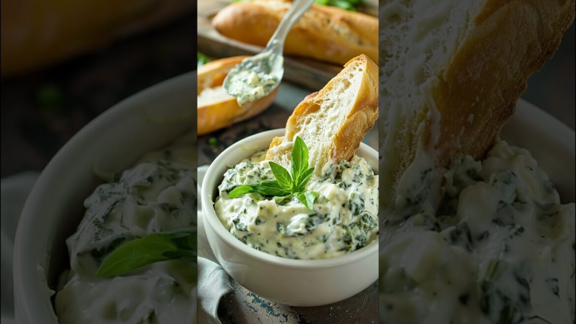 Spinach Dip.          #shorts  #food  #recipe