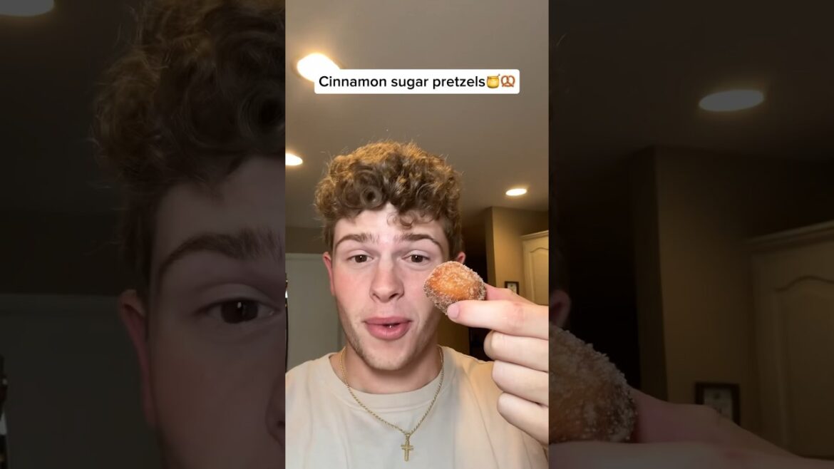 Eating HOMEMADE Dessert Pretzels for the day!