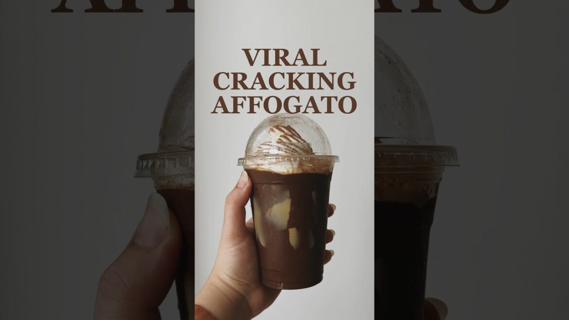 ترند الكراك كوفي..كسر الشيكولاتة و اشرب قهوتكViral cracking affogato is so fun to make and delicious