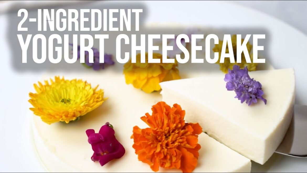 2-Ingredient Yogurt Cheesecake (No Cream Cheese) 2-Ingredient Yogurt Cheesecake (No Cream Cheese)