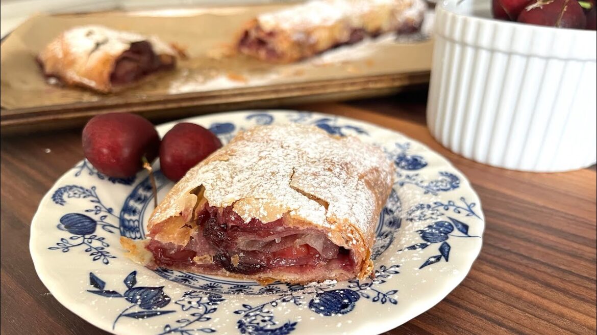 Cherry Strudel Recipe | Češnjev Štrudelj (SLOVENIAN RECIPE) Cherry Strudel Recipe | Češnjev Štrudelj (SLOVENIAN RECIPE)