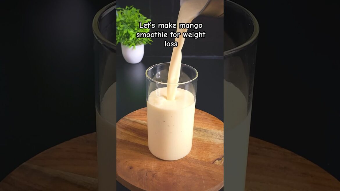 Mango smoothie recipe | weight loss recipe | healthy mongo shake #song
