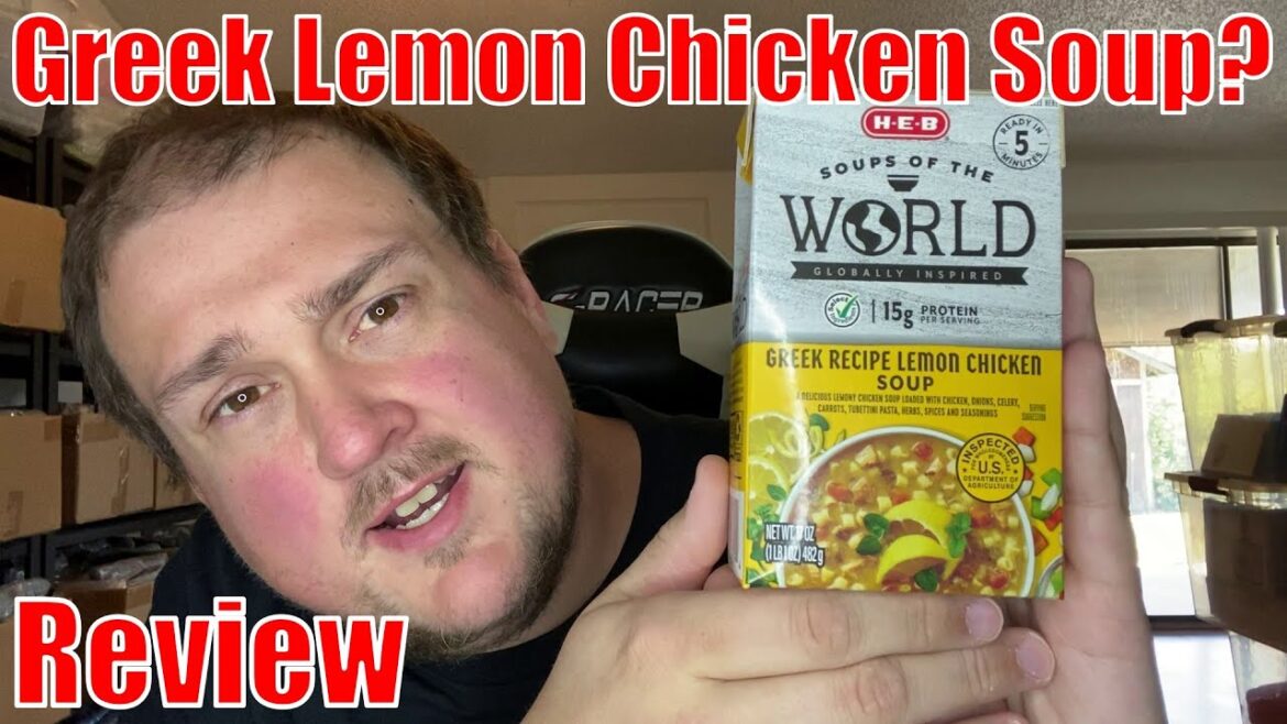 Review: HEB Greek Recipe Lemon Chicken Soup