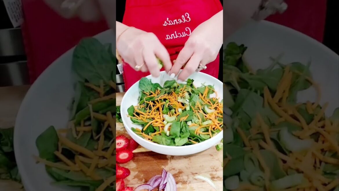 Easy Strawberry Salad With Strawberry Yogurt Dressing #shorts #shortsvideo #shortsfeed Easy Strawberry Salad With Strawberry Yogurt Dressing #shorts #shortsvideo #shortsfeed