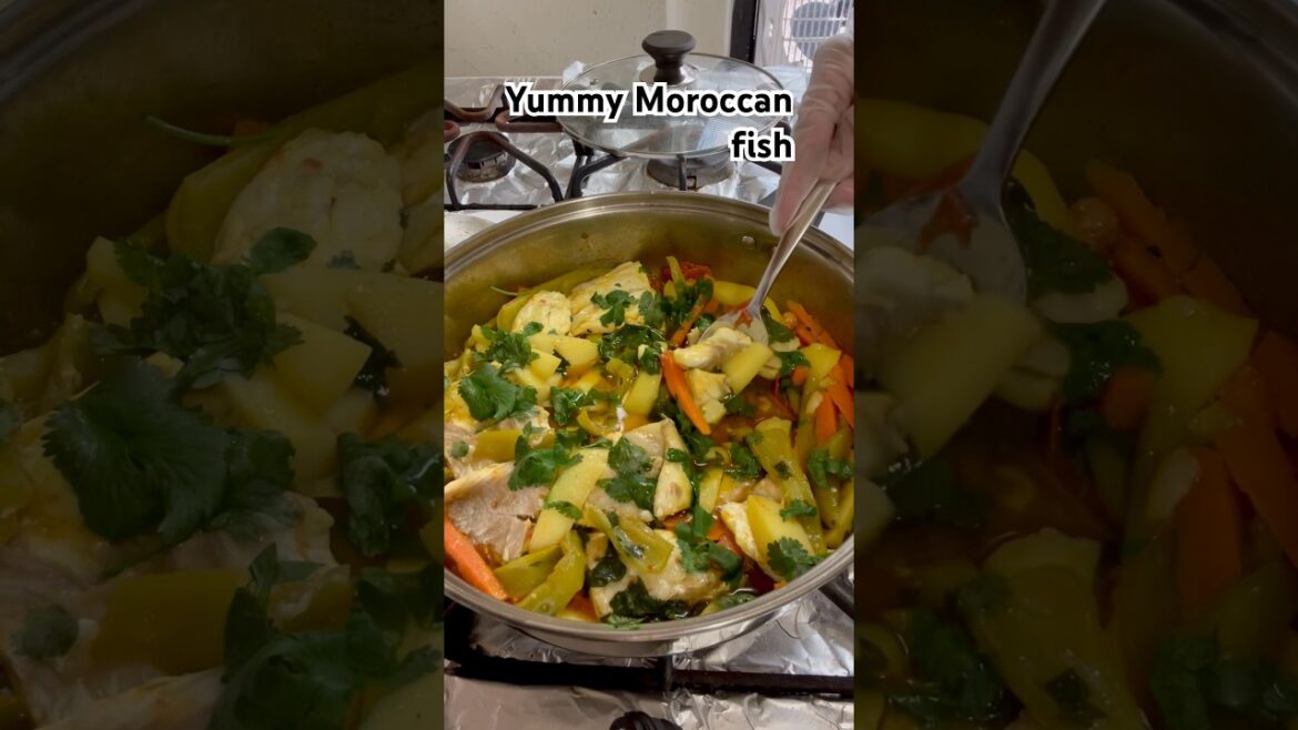 So flavorful Moroccan fish recipe #fish #shorts So flavorful Moroccan fish recipe #fish #shorts