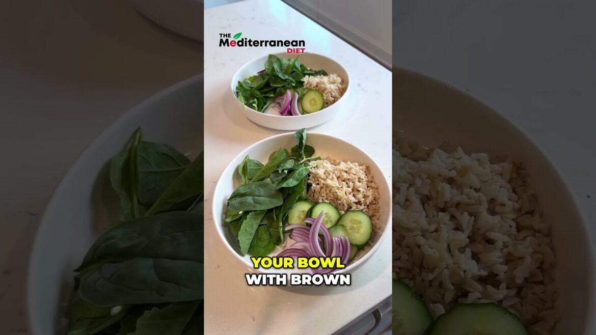 Quick and Easy Mediterranean Bowl Recipe with Lemon Herb Tahini Dressing