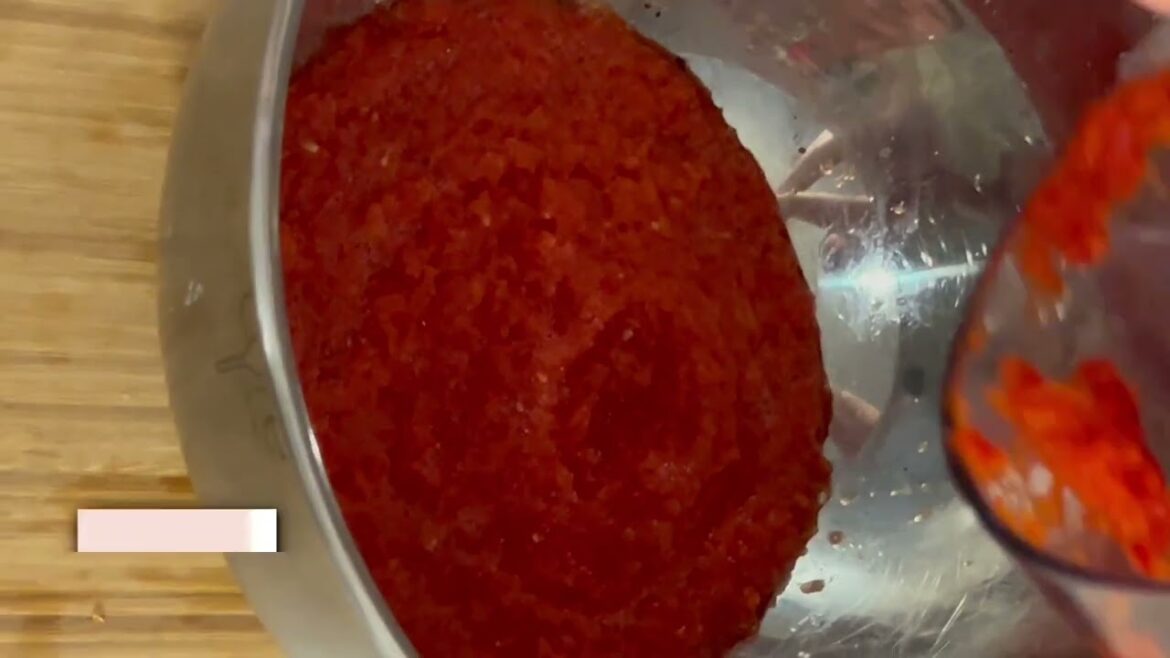 Bell Pepper with Walnuts Muhambara