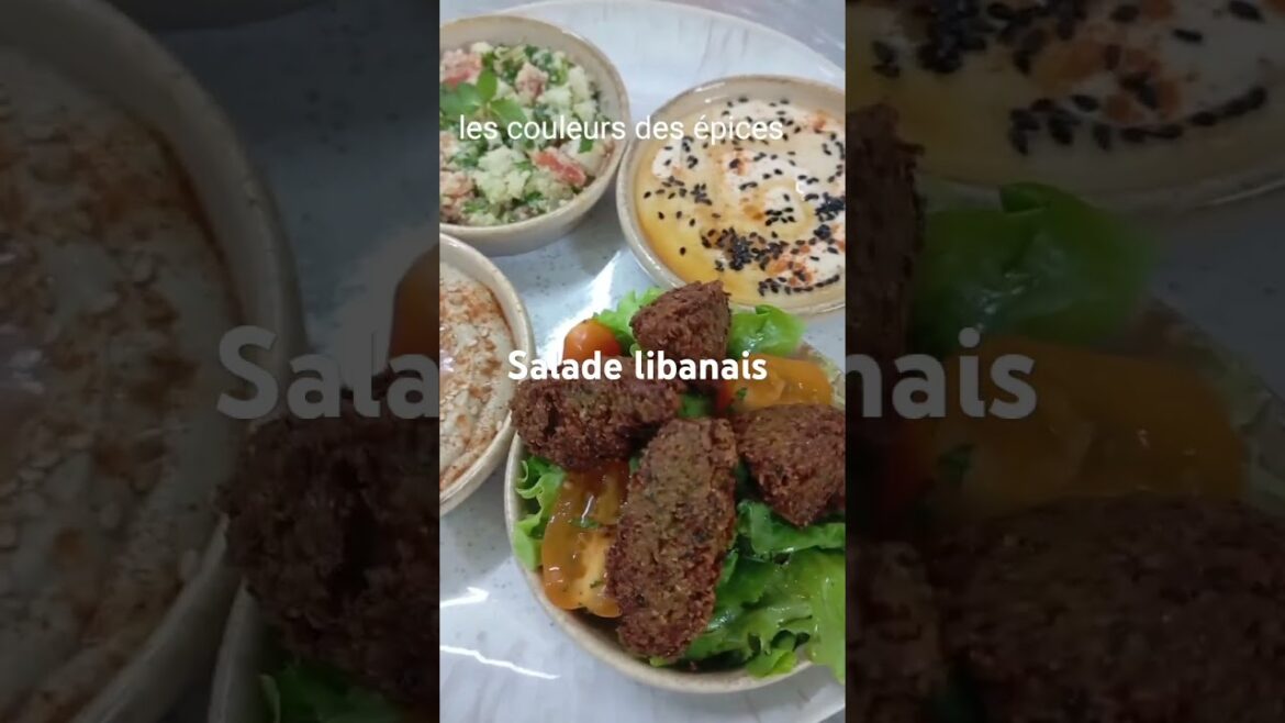salade libanais aux falafels