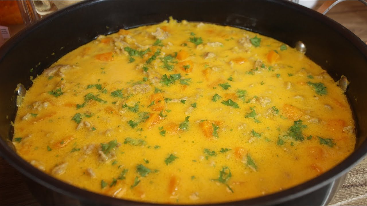 Karottensuppe mit Hackfleisch Rezept, einfach schnell und lecker ...