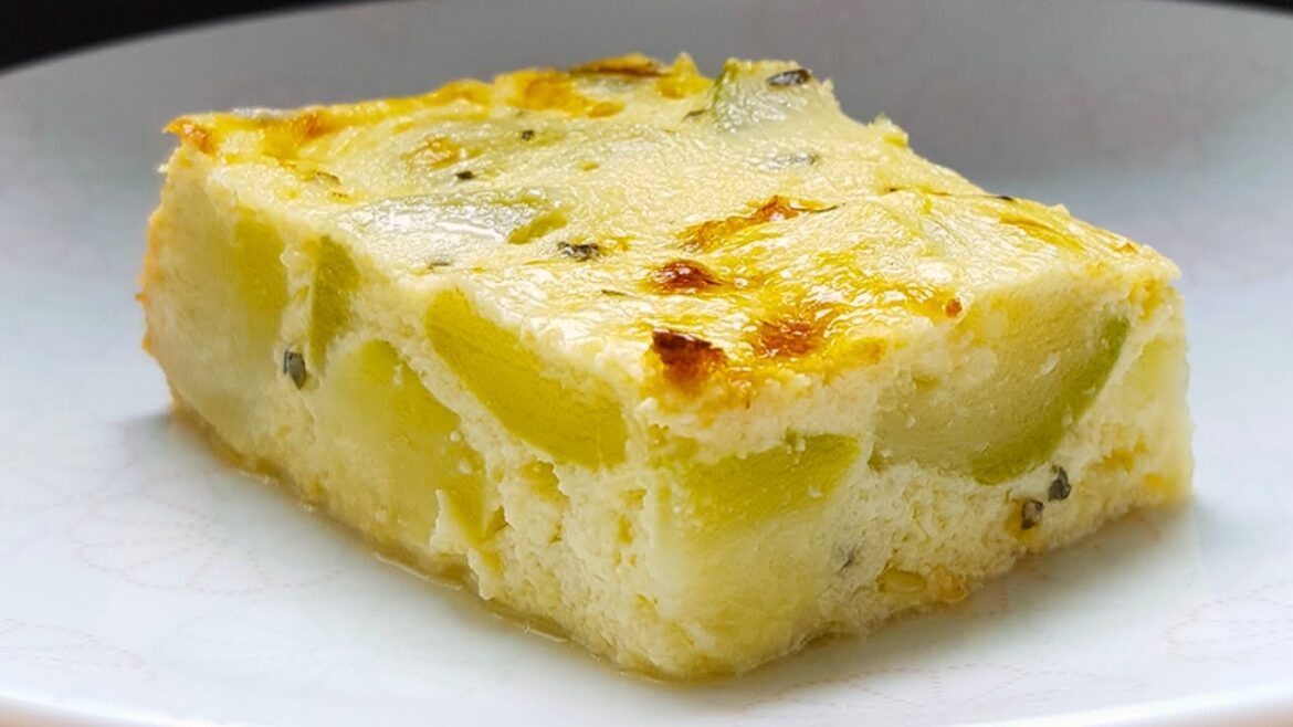 Just add Eggs to the Zucchini – Delicious and Easy Baked Vegetables Recipe Just add Eggs to the Zucchini - Delicious and Easy Baked Vegetables Recipe