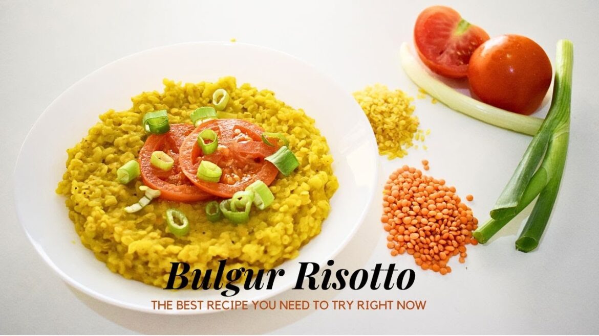 BEST RISOTTO  RECIPE -Easy & Healthy One-Pot meal YOU NEED TO TRY RIGHT NOW!  (2024) ريزوتو البرغل