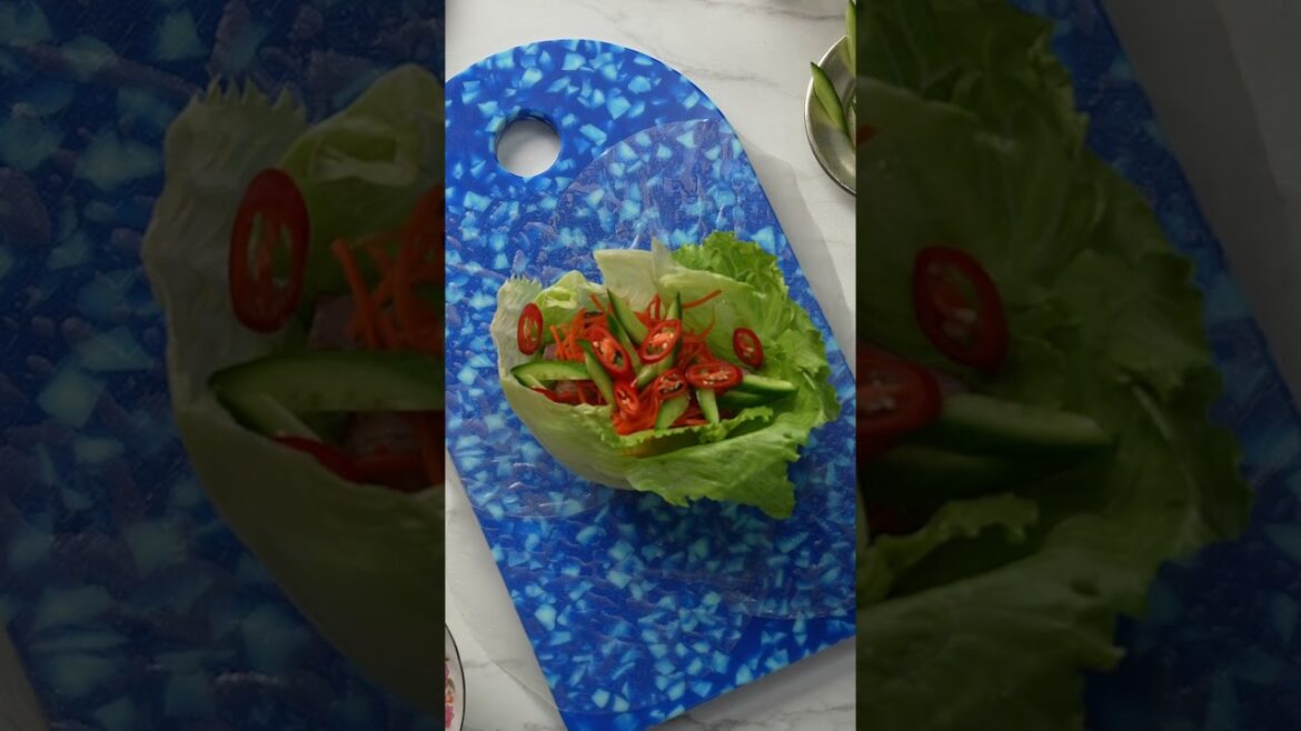 Banh mi crispy pork rice paper roll wrap ✨ #recipe #marionskitchen #banhmi