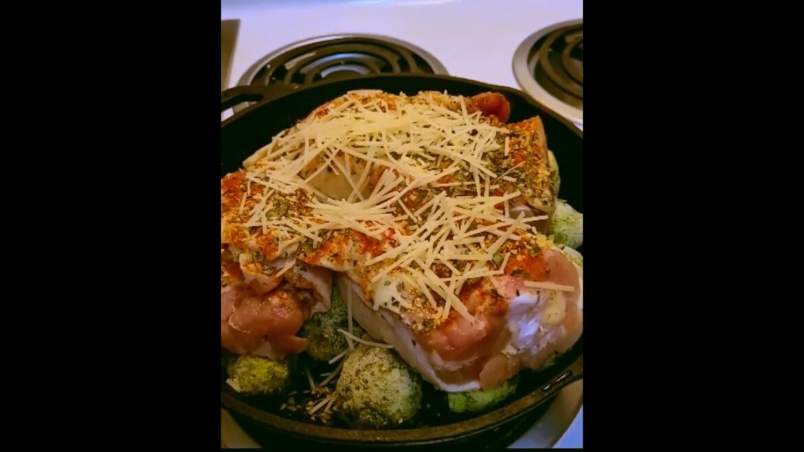 Chicken Thighs Brussels Sprouts Parmesan Bake