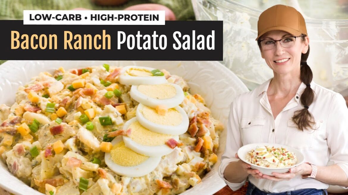 High-Protein Bacon Ranch Potato Salad Recipe
