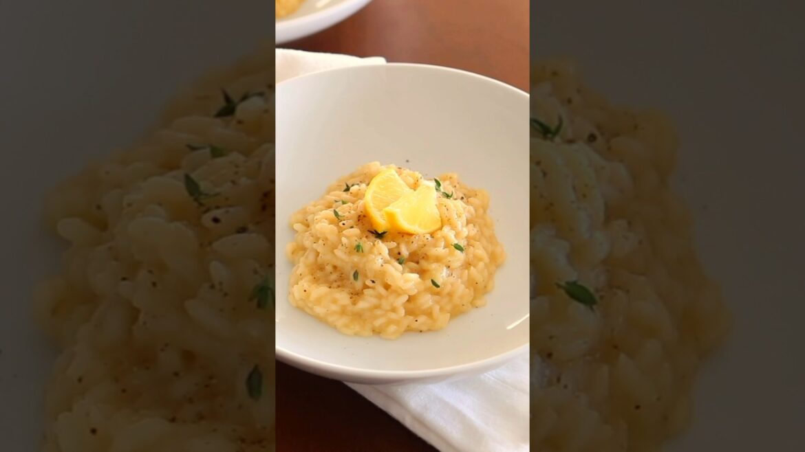 Risoto de Limão Siciliano. #risoto #risotodelimaosiciliano