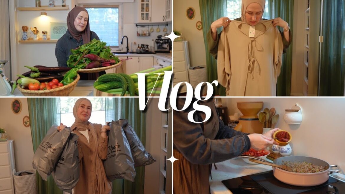 Hijab Kleidung Shopping Haul & ich Koche was der Garten her gibt | VLOG Hijab Kleidung Shopping Haul & ich Koche was der Garten her gibt | VLOG