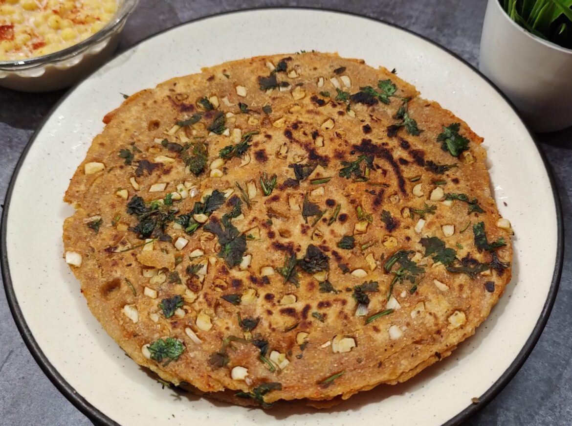Garlic paratha