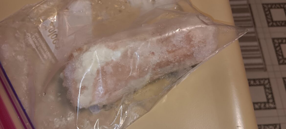 Is this chicken breast still good to throw in the slow cooker? Bought it back in March and forgot all about this last piece.