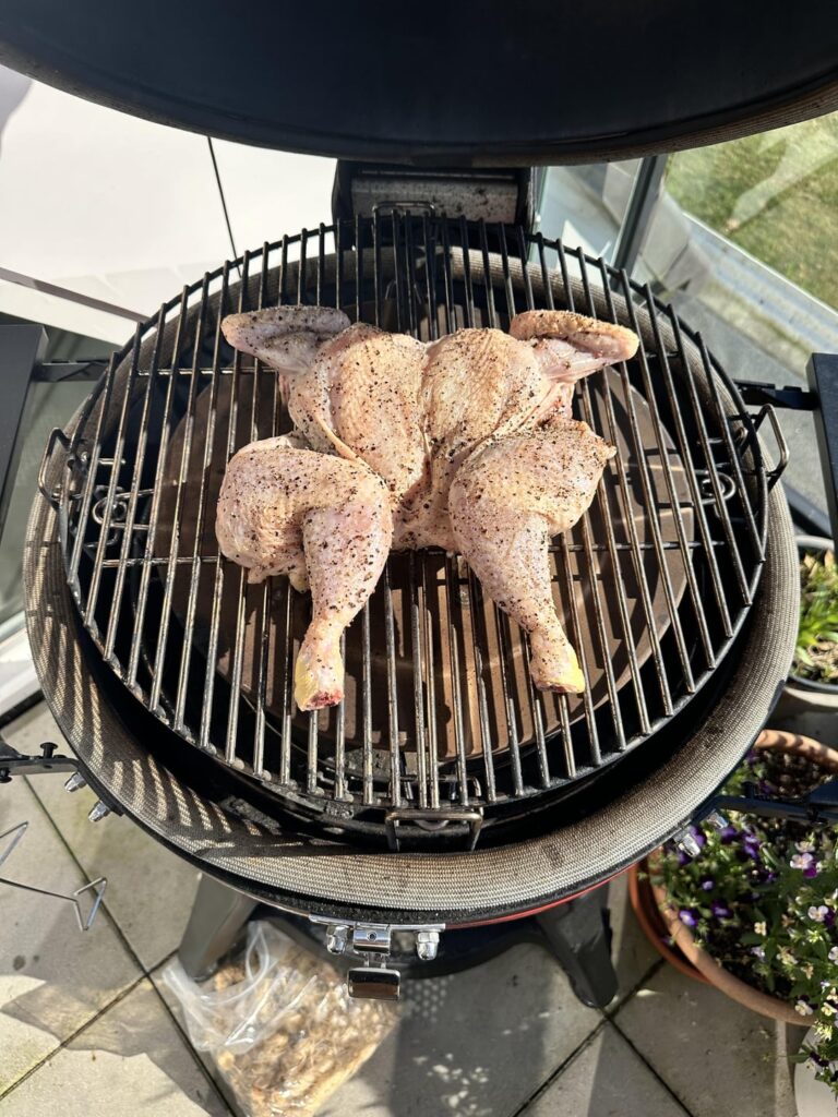 Spatchcock chicken (first cook)