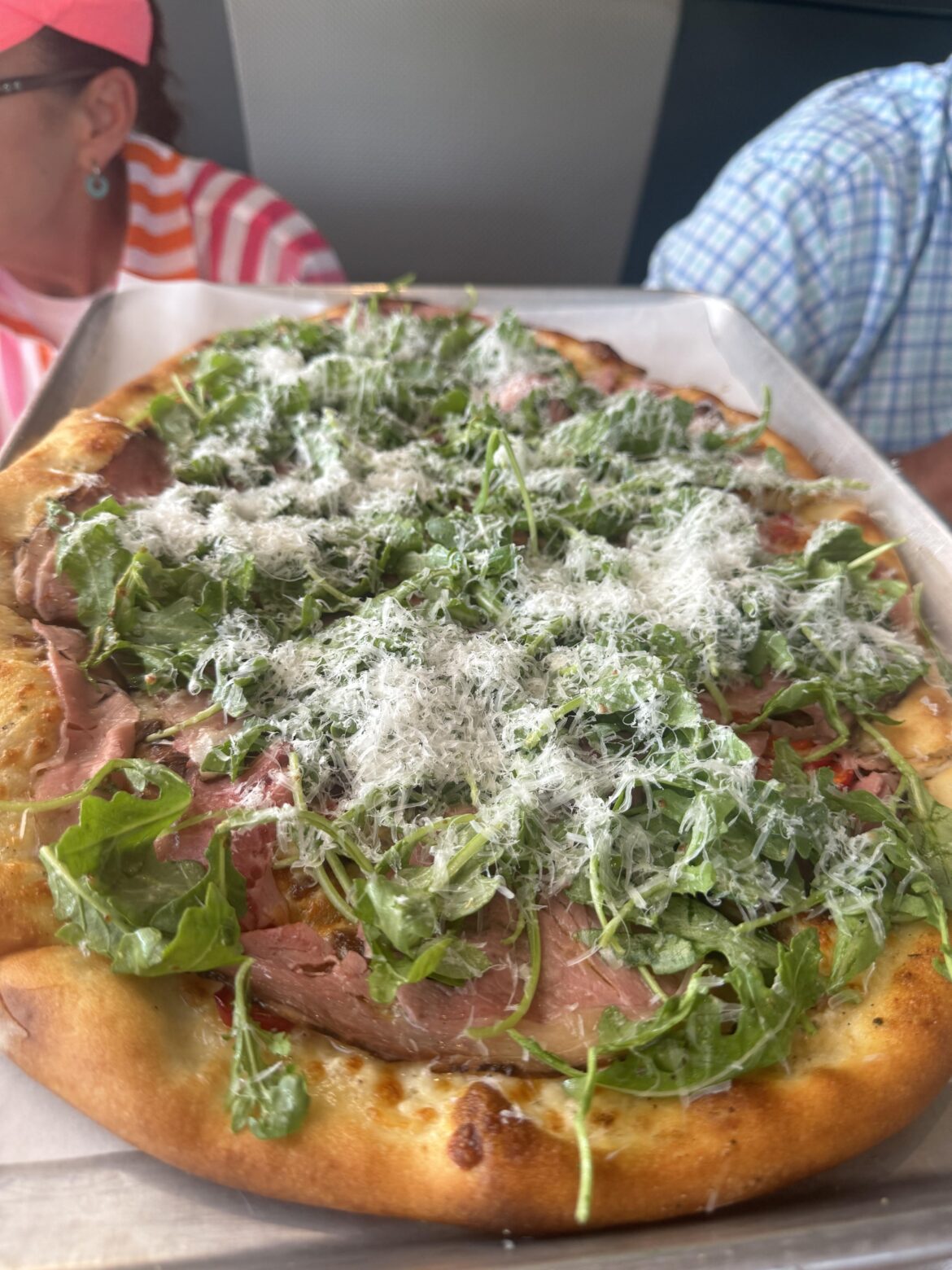 Prime rib pizza from Dovetail Pizza