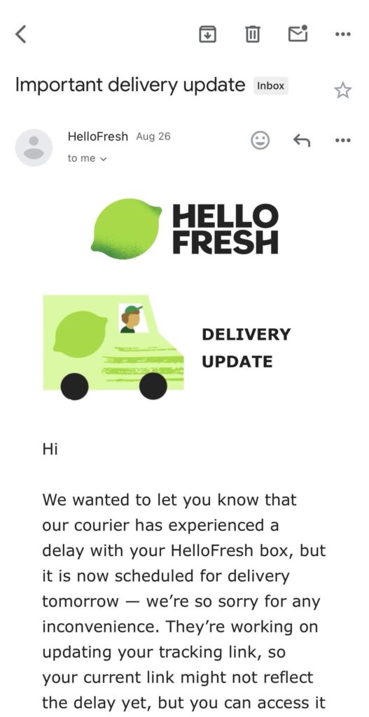 Box arrived late and 60°F Box arrived late and 60°F