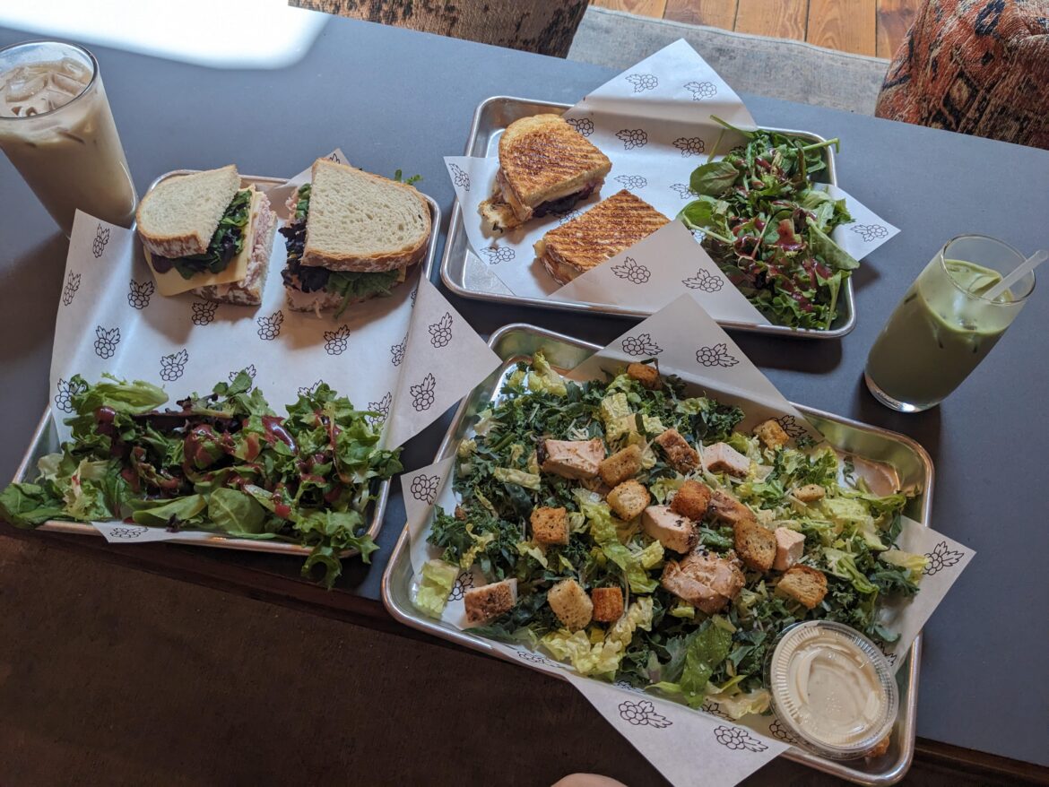 Serve my salad on a cookie sheet please
