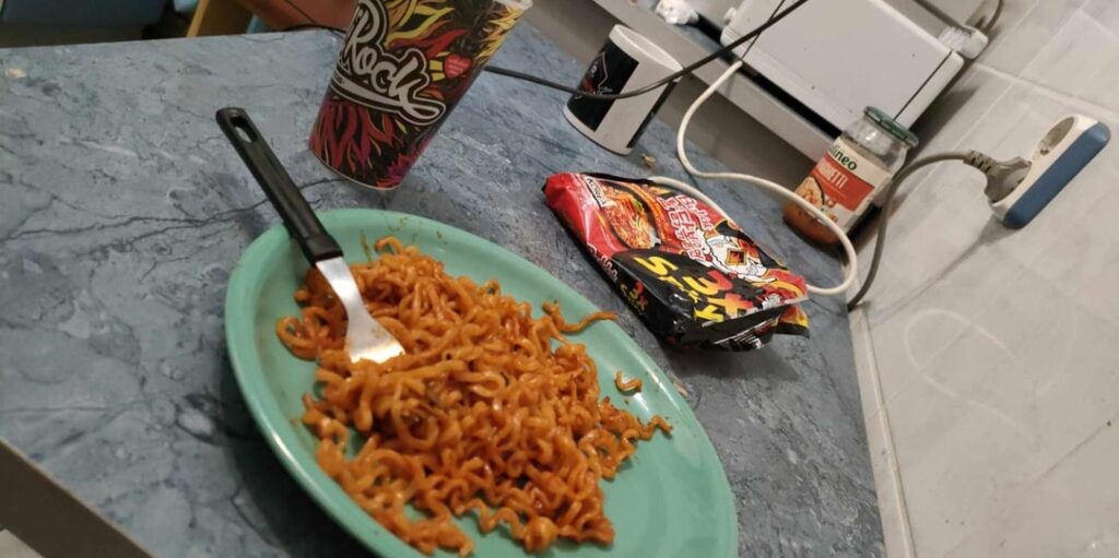 First time Buldak x3 First time Buldak x3