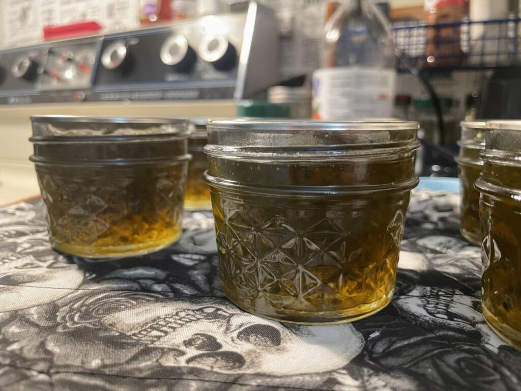 First time water bath canning! Oh, what an adventure. <3 Jalapeño jelly.