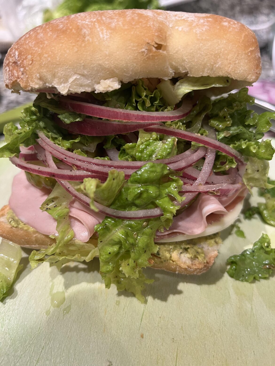 Made a sandwich last night