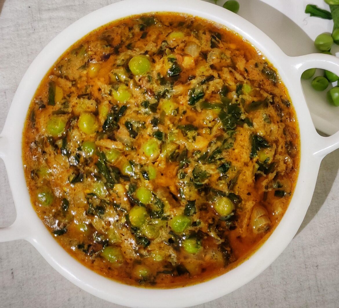 Methi matar malai