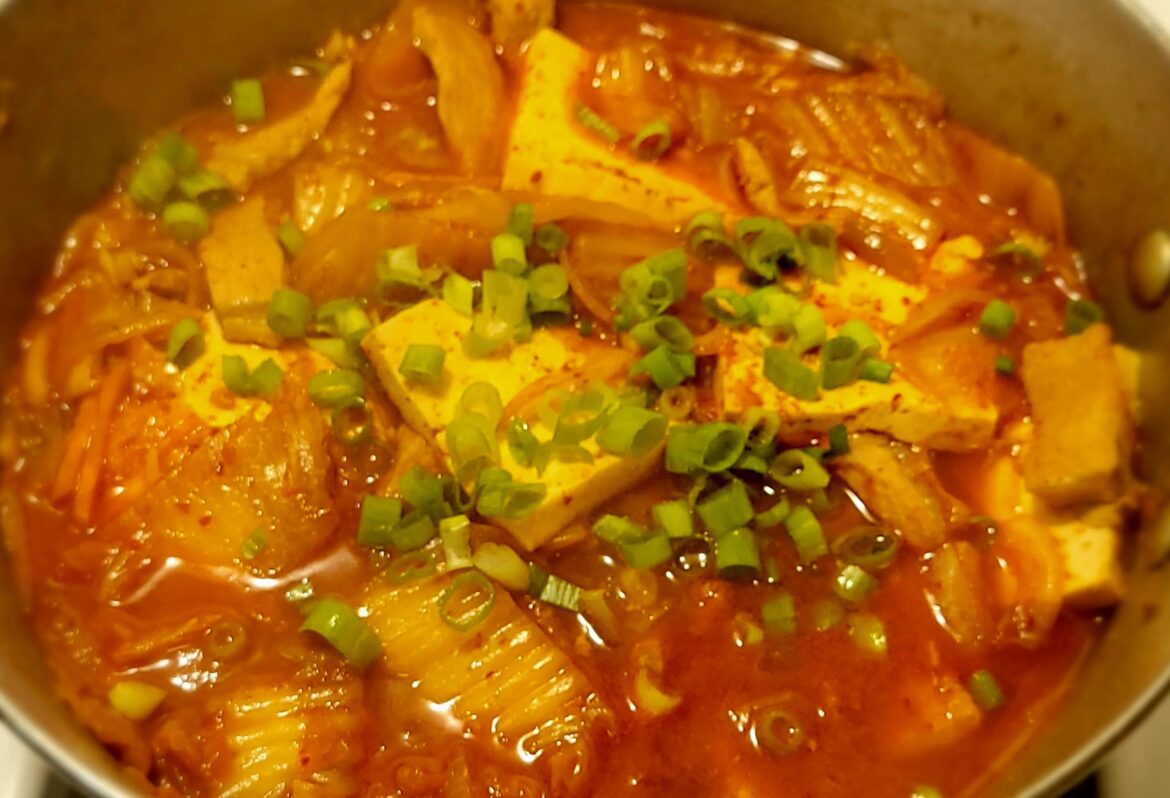 Kimchi-jjigae, First time making Kimchi-jjigae, First time making