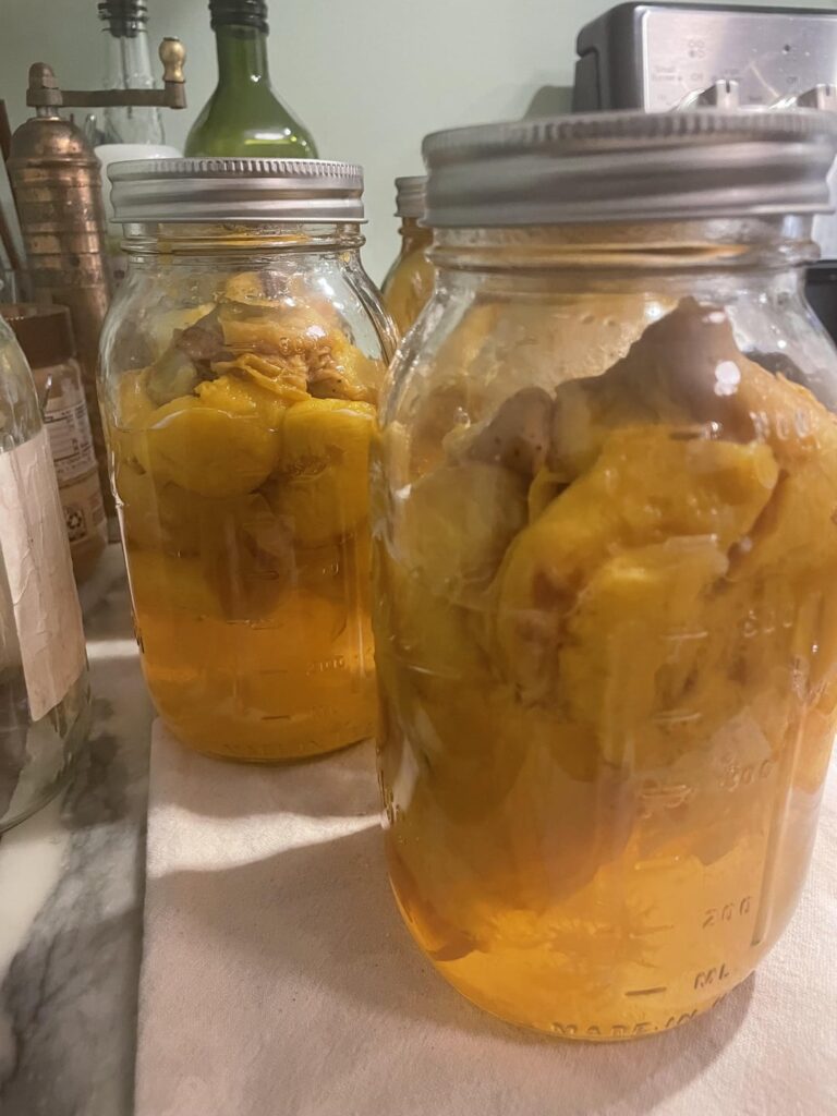 First time pressure canning peaches