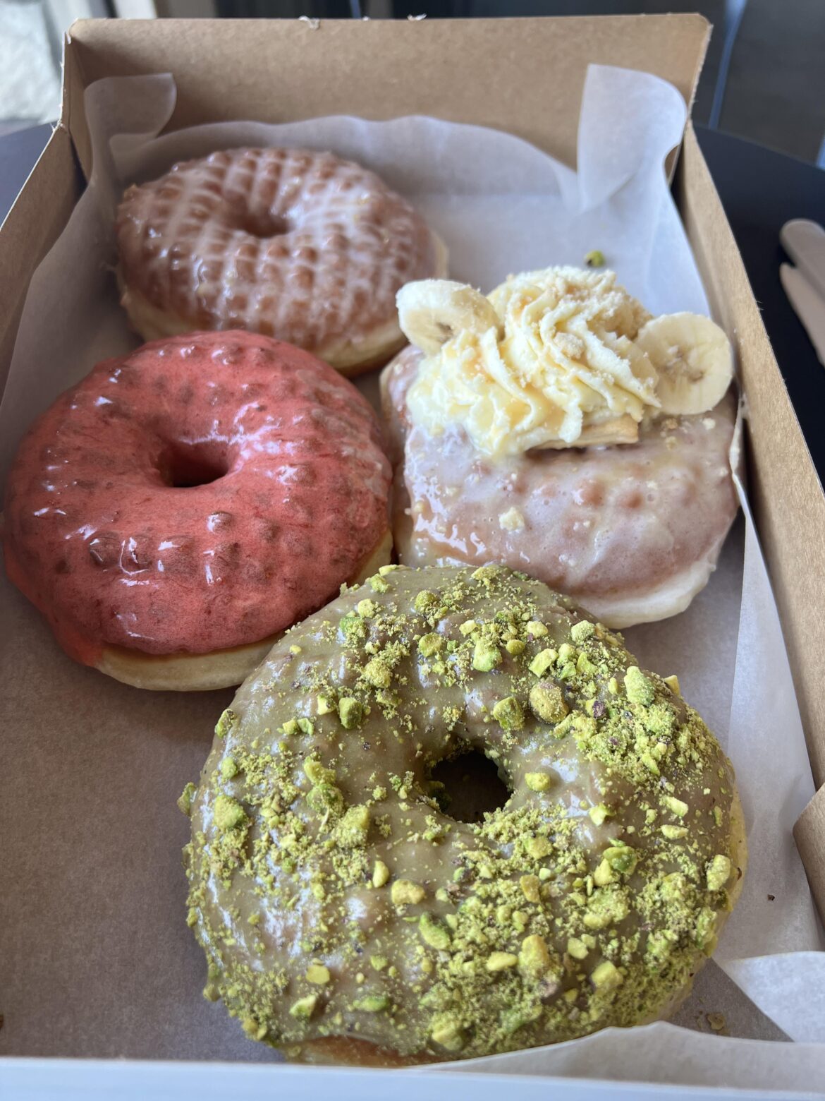 Fried to order sourdough donuts from Oli Boli are ridiculously good