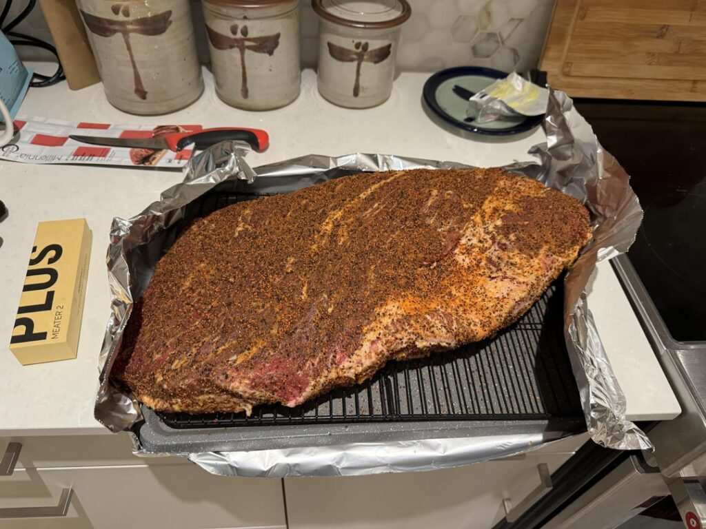 First Brisket, final few hours to go! 🤞 First Brisket, final few hours to go! 🤞